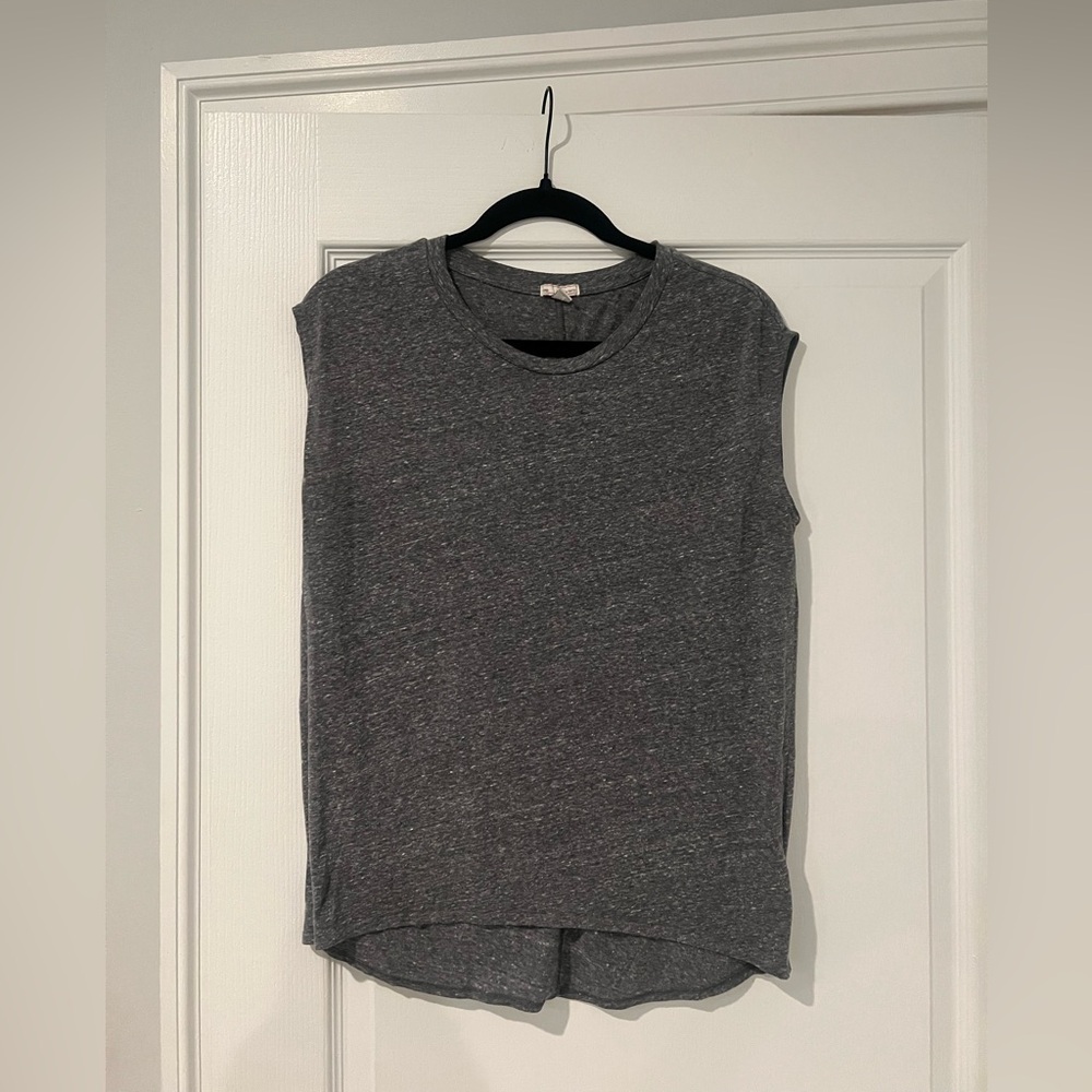 GAP Gray Muscle Tee Sleeveless Top